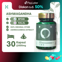 HEION Ashwagandha + 30 Kapsul - SUPLEMENT KESEHATAN MAKANAN ASHWAGANDA EXTRACT ANXIETY STRESS RELIEF