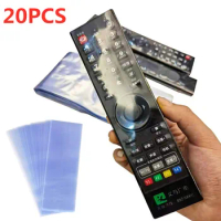 5/10/20PCS Transparent Heat Shrink Film TV/ Air Condition Remote Control Cover for Xiaomi for Samsung Universal Protective Bag