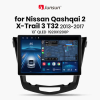 Junsun X7 MAX 13.1“ 2K Wireless CarPlay Android Auto Car Radio For Nissan Qashqai 2 X-Trail 3 T32 2013-2017 Multimedia autoradio