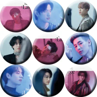 KPOP GOT7 Album Breath of Love Last Piece Tinplate Badge Bag Accessories Backpack Lapel Pins Jewelry Jackson Fans Collection