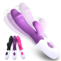 7 Speeds Rabbit Dildo Vibrator G Spot Stimulator Clitoral Massager Vibrator Vaginal Clitoral Massager Female Masturbator Sex Toy