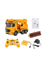 รถเครนบังคับวิทยุ Mercedez Benz Crane Truck RC รุ่น 427186E526003 สีเหลืองรอยัล