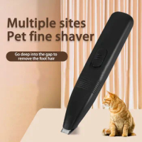 Rechargeable USB Pet Hair Trimmer for Dogs Cats Pet Hair Paw Clipper Grooming Kit Low Noise Cats Pets Foot Clipper Grooming Tool