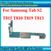 Motherboard For Samsung Galaxy Tab S2 SM-T815 T810 T819 T813 Logic Board Unlocked Mainbaords Circuits Plate