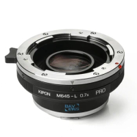 KIPON M645-L 0.7x PRO | Focal Reducer Pro Lock Version for Mamiya M645 Lenses on Panasonic L Cameras