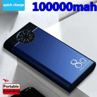 80000mAh Power Bank Portable High Capacity Charger 2LED External Battery Pack for Outdoor Travel iphone xiaomi Samsung LG