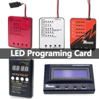 Surpass Hobby LED Programing Card Rocket Turbo TS160 V2 ESC for 1/10 1/8 RC Car ESC 25/35/45/60A/80A/120A/150A Motor Programme