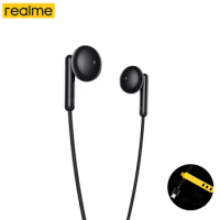 Realme Buds Classic Type-C RMA2005 Wired Earphone Semi-in-Ear Headset Computer Laptop Mobile Phone Universal HD Mic Call Earbuds