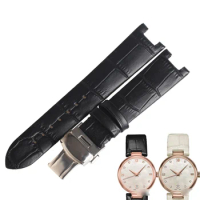 WENTULA watchbands for MIDO BARONCELLI M022.207calf-leather band cow leather leather strap Genuine Leather watch band