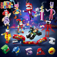 พร้อมส่ง. The Amazing Digital Circus 8in1 Building Blocks DIYของเล่น ชุด pomni jax Ragatha การ์ตูน ข