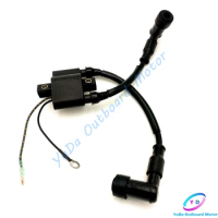 Ignition Coil Assy for Tohatsu Outboard M5B M5BS M9.9C M15C M18D M25C M30A 40/70/115HP; MFS8 F9.8; Mercury 30HP-300HP