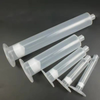 3cc/5cc/10cc/30cc/55cc Disposable Plastic US Style Syringe Pneumatic Plastic Dispenser Industrial Dispensing Syringe Barrel
