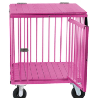 KB-513 Luxury Pet Folding Trolley Aluminum Dog Cage Trolley Pet Carrier Supplies