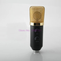 by dhl 50pcs USB Condenser Microphone Sound Recording Audio Processing Wired with Mount for Radio Braodcasting KTV Karaoke