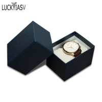 Wholesale Black Leather Watch Box Bracelet Jewelry Box Man Watch Gift Box Showed Case Bracelet Boxes
