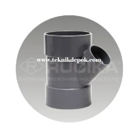 Tee Y D Rucika 4 x 3 inch 45 Degree TY Sambungan Paralon Cabang Pvc