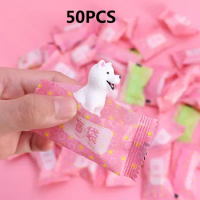 1-50PCS Mini Simulation Animal Food Bottles Blind Box Toys Action Surprise Play Figures Fake Candy Guess Blind Bag Kids Gifts