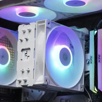 DEEPCOOL AG400, 4 ท่อความร้อน, CPU อากาศเย็น, ARGB PWM TDP, หม้อน้ำ CPU TDP 220W, เข้ากันได้กับ LGA1