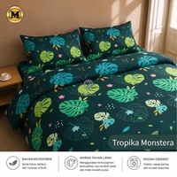 Sprei INap Eco 180x200 - Motif Aesthetic Minimalis TropicalMonstera-set