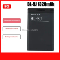 1Pcs 1320mAh BL-5J Battery for Nokia 5230 5233 5228 5800 3020 Lumia 520 525 530 5900 Xpress Music C3-00 N900 X1-01 X6 X9 Battery
