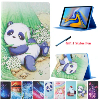For Samsung Galaxy Tab A8 10 5 Case Cute Kawaii Panda Unicorn Painted Soft TPU Cover for Samsung Tab A7 Lite Case Tablet Kids