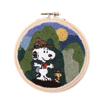 史努比SNOOPY 6"戳繡材料包-登山