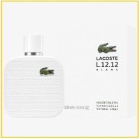 LACOSTE 拉科斯特經典純白淡香精香水 L.12.12 WHITE EDT 100ML