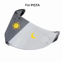 Kanta Visor Perisai Photochromic, untuk AGV Pista GPR GPRR R RACE 2 RACE 3, Bahagian Topi Keledar Lu