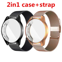 Huawei Watch Strap GT3 46mm 42mm Metal Band With Case Screen Protector TPU Huawei GT 2 Pro GT 2e Bracelet Accessories