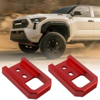 ตะขอพ่วงสำหรับรถบรรทุกของ Tacoma ปี 2024-2026 และ 4Runner ปี 2025-2026 สแตนเลสสตีลสีแดง ตะขอสำหรับกา