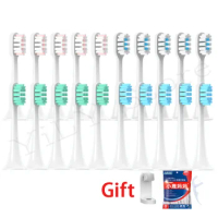 Replacement for XIAOMI T301/T302/T300/500/700 Electric Toothbrush MES601/MES602/DDYS01SKS Bristle Nozzles Brush Heads With Caps