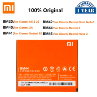 100% Original Xiao mi Phone Replacement Battery For Xiaomi Redmi Note 1 1S 2 2S 2A Note2 Redmi1S Mobile Phone Batteries Bateria