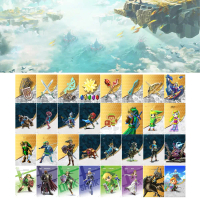 32pcs Game Collection Card Prop Playing Cards Game Art Paper Tears of The Kingdom Card Glossy Waterp