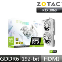 【ZOTAC 索泰】RTX3060 AMP White Edition+華碩 ROG STRIX B550-A GAMING+AMD R5 5600X(限制算力)