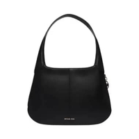 Michael Kors Alice Leather Shoulder Bag Black Black