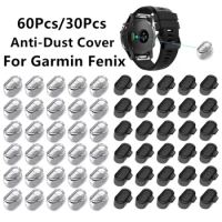 60Pcs/30Pcs Watch Sensor Plug Anti-Dust Dustproof Cover For Garmin Fenix 7S 7 7X 6S 6 6X Pro 5S 5 5X Smart Watch Wearable Cover