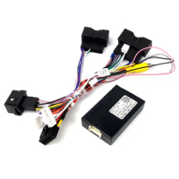 16PIN Android Audio Power Radio Wire Harness with Canbus Box Car Accessories for Fiesta Focus Ecosport Edge