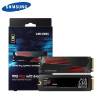 SAMSUNG SSD 990PRO M.2 NVMe Internal Solid State 1TB 2TB Read Max 7450 Mbps, original SAMSUNG 990PRO With Heatsink