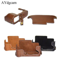 AYdgcam Vintage Pu Leather Camera Case Bag Half Body For Fujifilm XE3 Fuji XE-3 camera protect cover Battery Openning