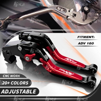 HONDA 適用於本田 ADV 160 ADV160 剎車桿組可調節折疊把手桿摩托車配件零件