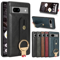 For Google Pixel 7A Case With Ring Business Wristband Cover Case For Google Pixel 7A Pixel7A Non-Slip Protective Cases