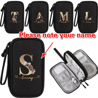 Customized name Digital Gadget Bag Lightweight Organizer Bag USB/Accessories Storage Multi-function