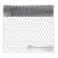 Chicken Wire Fencing Chicken Wire Mesh For Garden Chicken Wire For Crafts DIY Poultry Netting Wire Fencer For Coop Durable