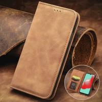 For Redmi Note 12S 11T Mi 11 Lite 13T 5G Protect Case Leather Smooth Book Xiaomi 12 S Pro 13 T 11e 11s Plus 12x Flip Cover Funda