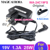 EU Plug WA-24C19FS 19V 1.3A 25W Power Adapter For LG Monitor Charger 22M35D E2442TC E1948S 24MP55HA 22M45 10SM3TB 19025EPCU-1