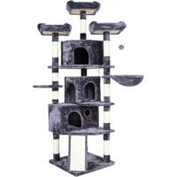 73.4 inch Cat Tree Tower Condo Furniture Scratch Post for Kittens Pet House cat tree tree tower furniture cat tower