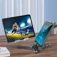 Desktops Holder For Tablet 7.9 to 11 inch , Adjustable Folding Bracket Tablet Stand For iPad Xiaomi Samsung Mobile Phone Support