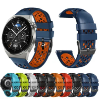 Replacement 22mm Silicone Watch Strap For Suunto 5 Peak/Suunto Vertical Correa Breathable Watchband For Suunto 9 Peak Wristband