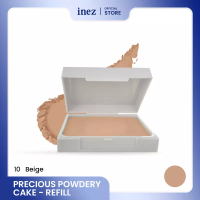 Inez Cosmetics Inez Refill Precious Powdery Cake Beige/ Two Way Cake/Pressed Powder/Bedak Padat/Isi Ulang Bedak Padat