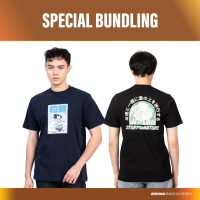 Erigo Bundling Paket Hemat T-Shirt Yorey Dark Blue + Akyas Black Unisex